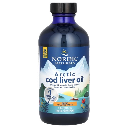 Nordic Naturals Arctic Cod Liver Oil 1060mg orange 237ml