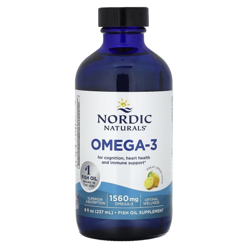Nordic Naturals Omega-3 1560mg Lemon 237ml