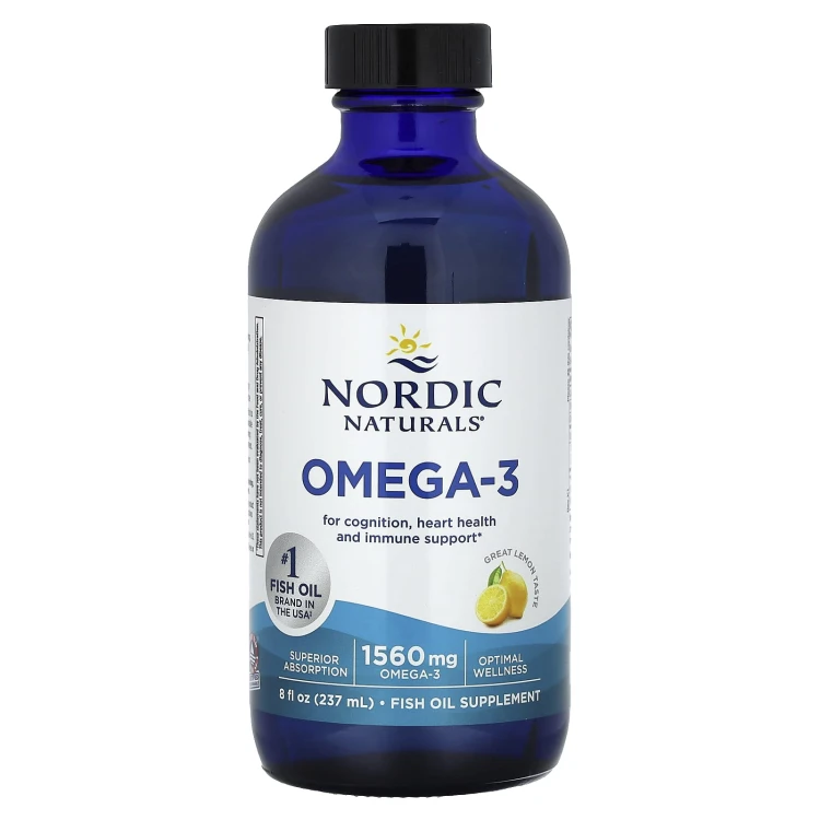 Nordic Naturals Omega-3 1560mg Lemon 237ml