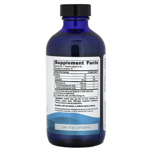 Nordic Naturals Omega-3 1560mg Lemon 237ml – image 2