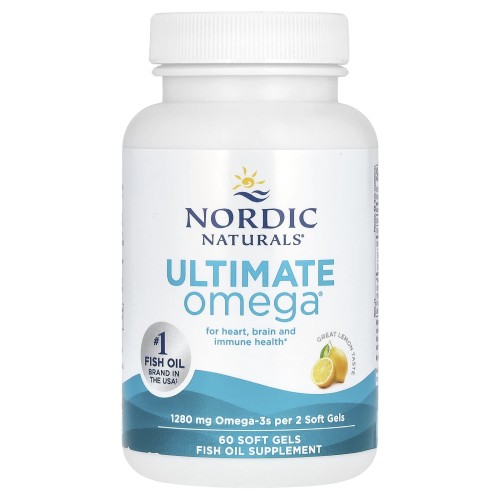 Nordic Naturals Ultimate Omega 1280mg Lemon 60 capsules