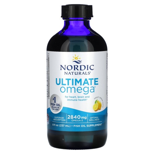 Nordic Naturals Ultimate Omega 2840mg Lemon 237ml