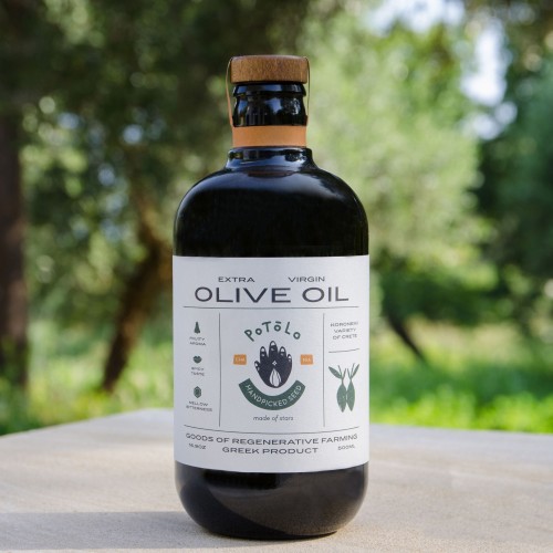 Potolo extra virgin olive oil Kissamos (regenerative agriculture) 500ml ORGANIC – image 5