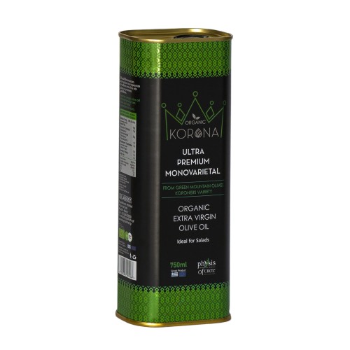 Physis of Crete Korona Premium Organic Extra Virgin Olive Oil 750ml – image 3