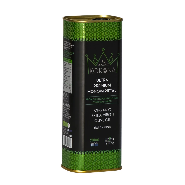 Physis of Crete Korona Premium Organic Extra Virgin Olive Oil 750ml – image 3