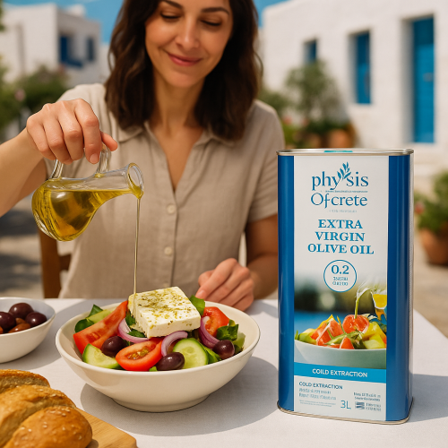 Physis of Crete mild extra virgin olive oil for salads, 3 litres – image 5