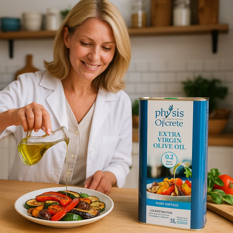 Physis of Crete mild extra virgin olive oil for salads, 3 litres – image 6