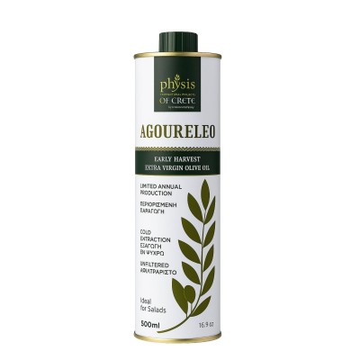 Physis of Crete Extra Virgin Olive Oil, Early Harvest Agoureleo, 500ml