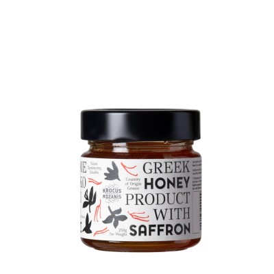 Krocus Kozanis Greek honey with saffron 250g