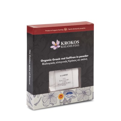 Krocus Kozanis  Saffron - powder 1g ORGANIC
