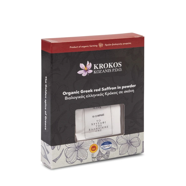 Krocus Kozanis Saffron - powder 1g ORGANIC