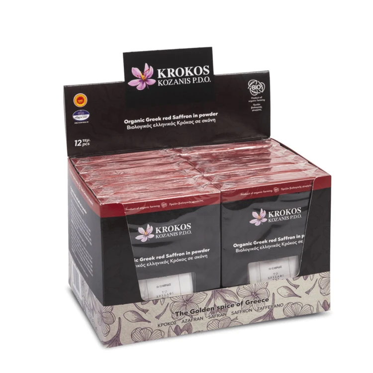Krocus Kozanis Saffron - powder 1g ORGANIC – image 2