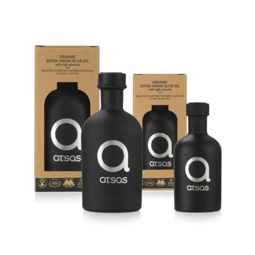 Atsas extra virgin olive oil Silver edition 100 ml ORGANIC (NMR: Total 2111 mg/kg, Index D1 433 mg/kg)