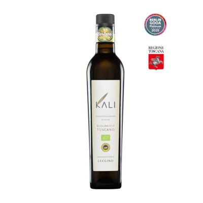 Kali Agri early harvest extra virgin olive oil, ultra premium, Monovarietal Leccino Toscano PGI 500ml ORGANIC (NMR: Total 871mg/kg, Index D1 483mg/kg)