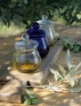 Fara olive oil tasting tray, walnut wood, 34x10cm