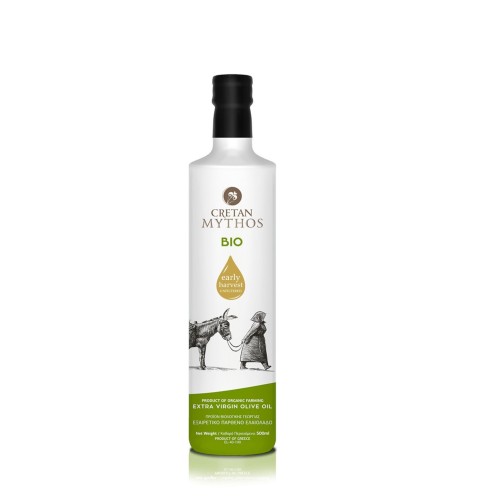 Cretan Mythos early harvest extra virgin olive oil 500ml ORGANIC