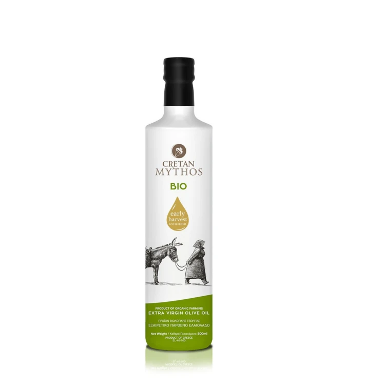 Cretan Mythos early harvest extra virgin olive oil 500ml ORGANIC