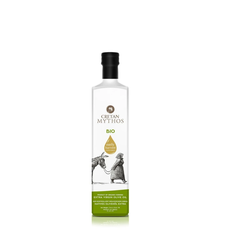 Cretan Mythos early harvest extra virgin olive oil 1L ORGANIC