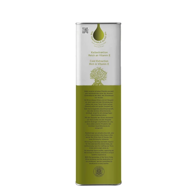 Terra Creta extra virgin olive oil Estate PDO Kolymvari 5L – image 3