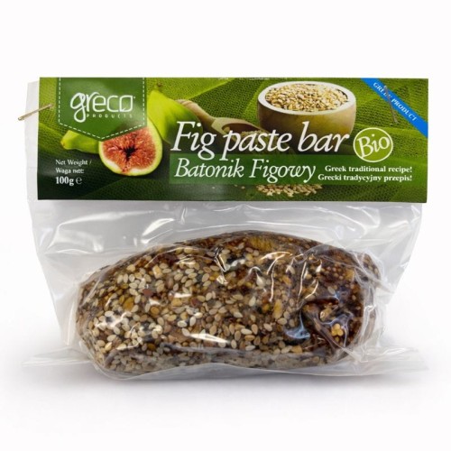 Greco Fig bar 100g ORGANIC