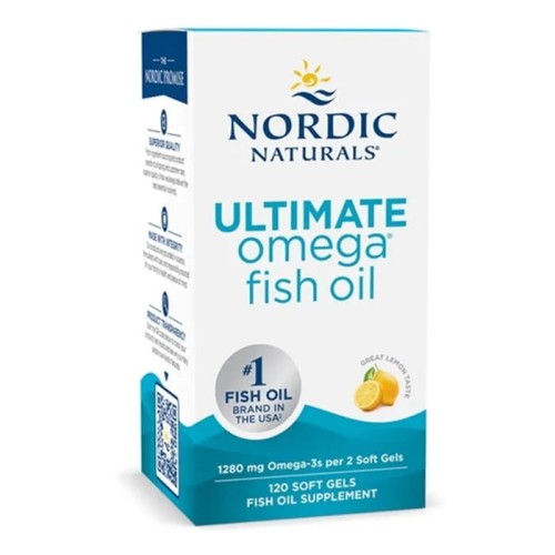Nordic Naturals Ultimate Omega 1280mg Lemon 120 capsules