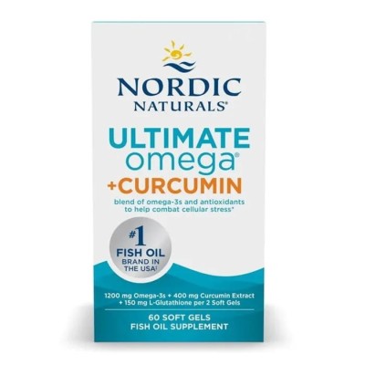 Nordic Naturals Omega-3 Curcumin 1200 mg 60 capsules