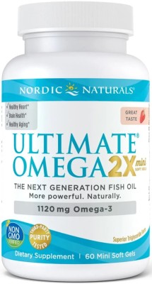 Nordic Naturals Ultimate Omega 2X 1120 mg strawberry 60 capsules