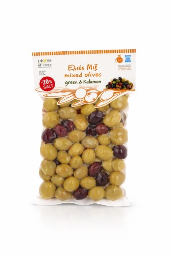 Physis of Crete pitted olive mix (20% less salt) 250g