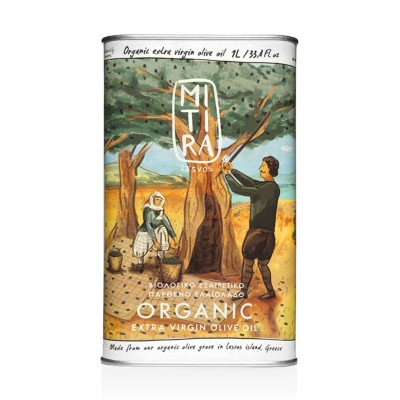 Mitira extra virgin olive oil P.G.I. Lesvos (Lesbos) 1L ORGANIC