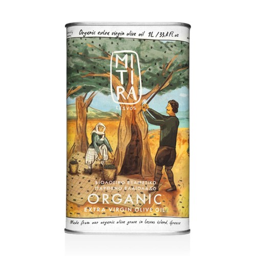 Mitira extra virgin olive oil P.G.I. Lesvos (Lesbos) 1L ORGANIC