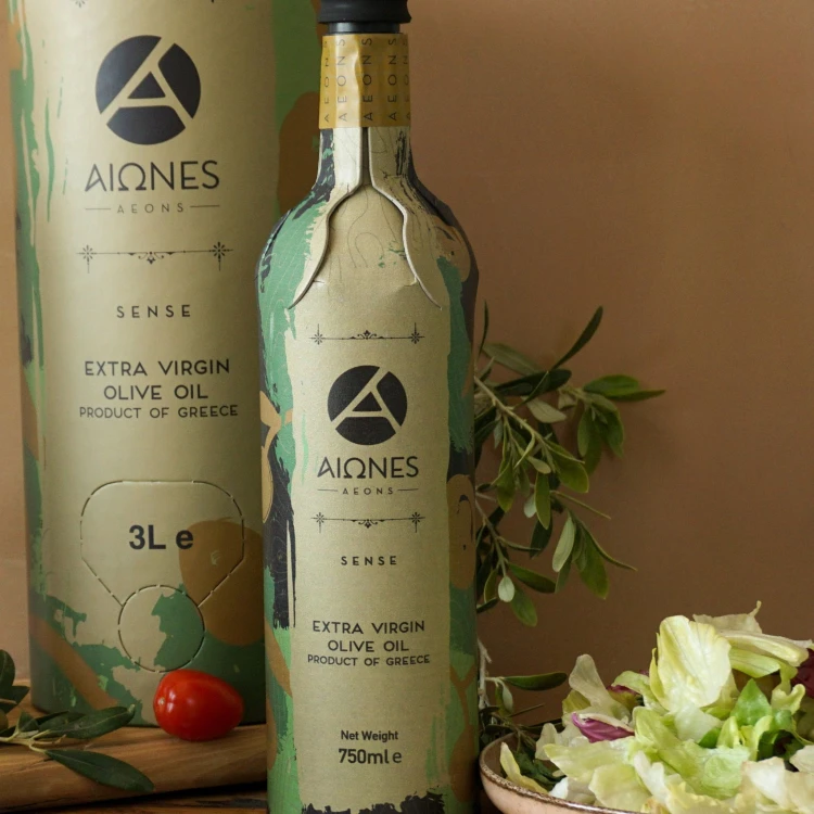 Aeons Exclusive extra virgin olive oil, innovative 3L BIO paper packaging – image 8