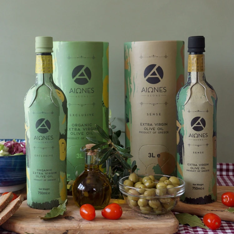 Aeons Exclusive extra virgin olive oil, innovative paper packaging, 750 ml, organic – image 9