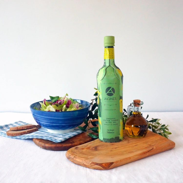 Aeons Exclusive extra virgin olive oil, innovative paper packaging, 750 ml, organic – image 14