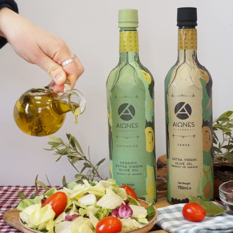 Aeons Sense extra virgin olive oil, innovative 3L paper packaging – image 12