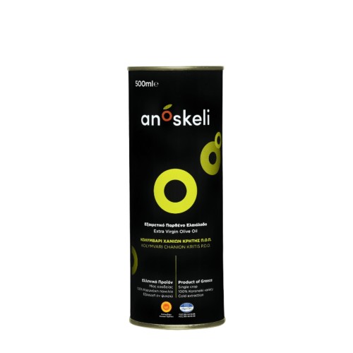 Anoskeli extra virgin olive oil P.D.O. Kolymvari (can) 500ml