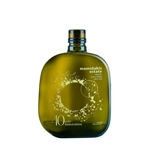 Anoskeli extra virgin olive oil Mamidakis Estate P.D.O. Kolymvari Premium 40Y Anniversary 500ml ORGANIC