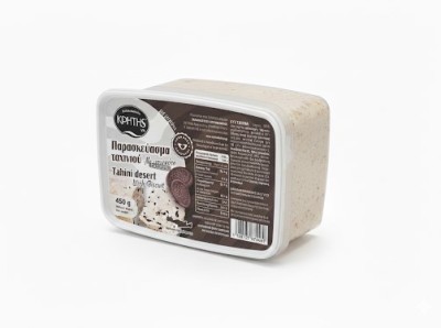 Cretan Halva sesame paste (tahini) with biscuits 450g