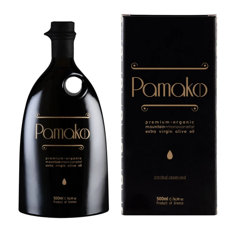 Pamako Tsounati Monovarietal Ultra Premium Early Harvest Extra Virgin Olive Oil 500ml Organic