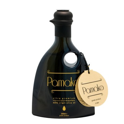 Pamako Tsounati Monovarietal Ultra Premium Extra Virgin Early Harvest Olive Oil 250ml Organic (NMR: Total 2081 mg/kg, Index D1 1582 mg/kg)