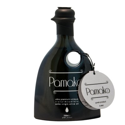 Pamako Early Harvest Ultra Premium Extra Virgin Olive Oil – Tsounati/Koroneiki Blend 250ml Organic (NMR: Total 1466 mg/kg, Index D1 945 mg/kg)
