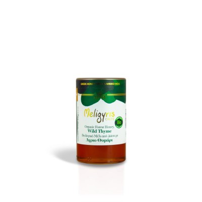 Meligyris Cretan wild honey with mountain thyme 270g Organic