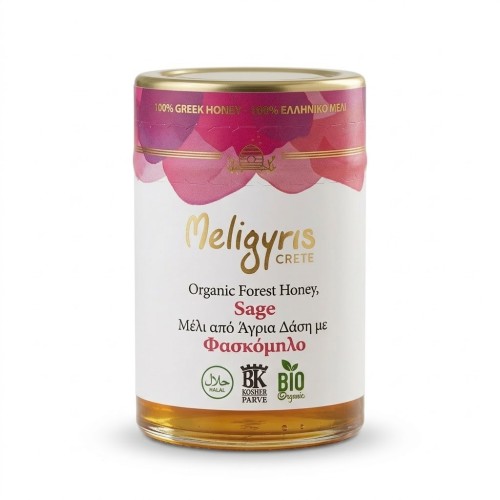 Meligyris Forest Honey from Crete with Sage 270g Organic