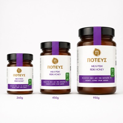 Poteus Premium Heather Honey from Serres, 450g, Organic