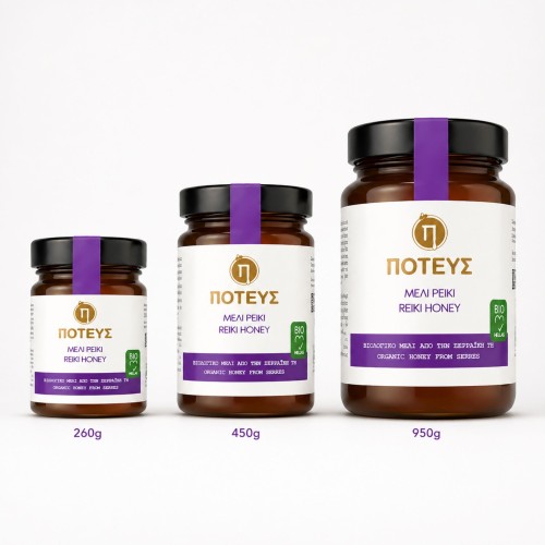 Poteus Premium Heather Honey from Serres, 950g, Organic