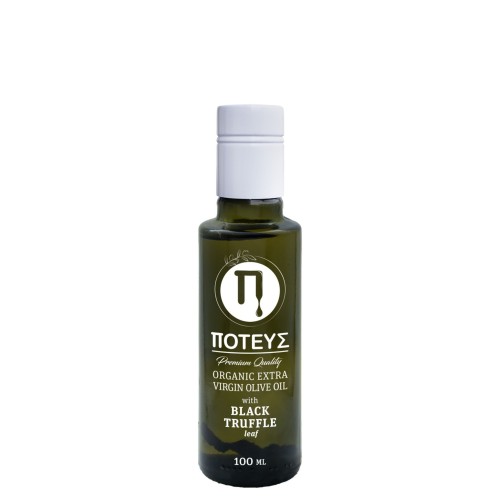 Poteus organic extra virgin olive oil with black truffle, 100ml