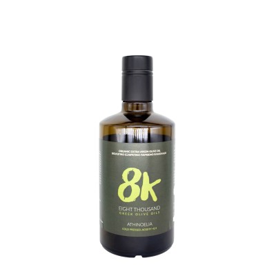 8K Ultra Premium Organic Extra Virgin Olive Oil 500ml – End-of-season sale. Best before 09/2026