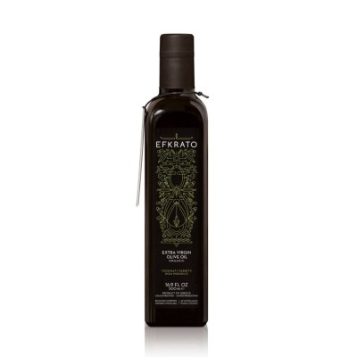 Efkrato Premium Extra Virgin Olive Oil, Early Harvest Tsounati, 500ml, Organic (NMR: Total 947 mg/kg, D1 Index 208 mg/kg)
