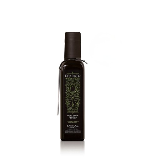 Efkrato Premium Extra Virgin Olive Oil, Early Harvest Tsounati, 250ml, Organic (NMR: Total 947 mg/kg, D1 Index 208 mg/kg)