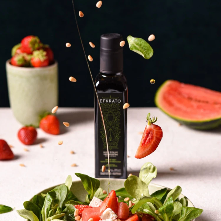 Efkrato Premium Extra Virgin Olive Oil, Early Harvest Tsounati, 250ml, Organic – image 8