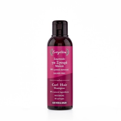 Evergetikon  Shampoo for curly hair with aloe vera and argan oil 150